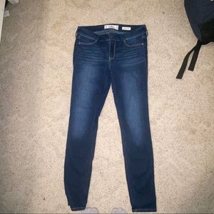 Dark denim jeans